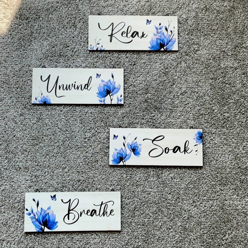 Cute bathroom wall decor